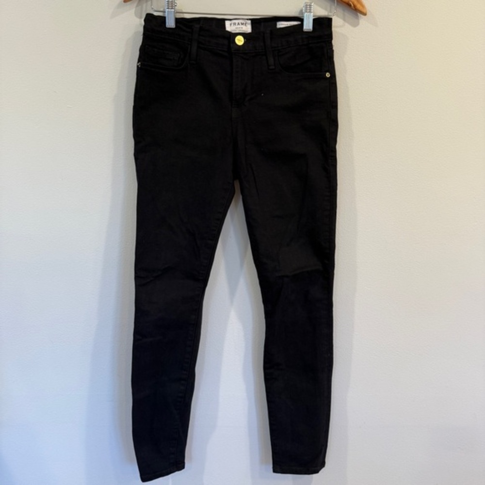 Frame Denim Le Skinny de Jeanne Crop Jeans